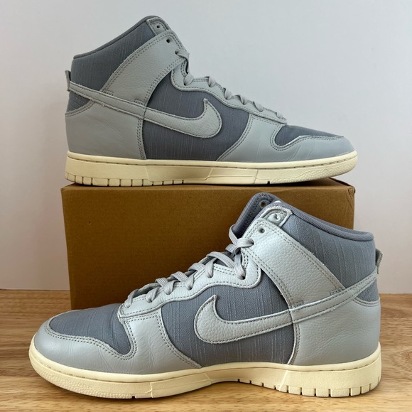 Nike Dunk High Vintage 'Certified Fresh Particle Grey' Mens Size 11 - DQ8800-001 - Picture 2 of 9